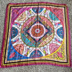Etro 35” Silk Scarf